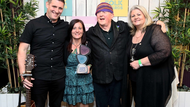 Steo Wall, Trish Nolan, Christy Moore and Catherine Joyce
