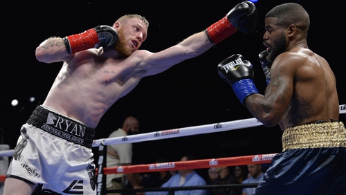 Raymond Moylette in action against Donte Bryant at Foxwoods Resort back in September 2017