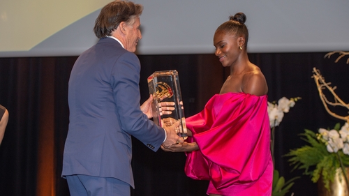 Dina Asher-Smith fended off competition from last year's winner Ekaterini Stefanidi of Greece and reigning European, world and Olympic heptathlon champion Nafissatou Thiam of Belgium.