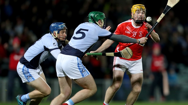Na Piarsaigh's Mike Casey and Ronan Lynch with Dean Coleman of Doon