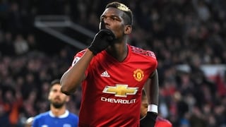 Paul Pogba celebrates his goal