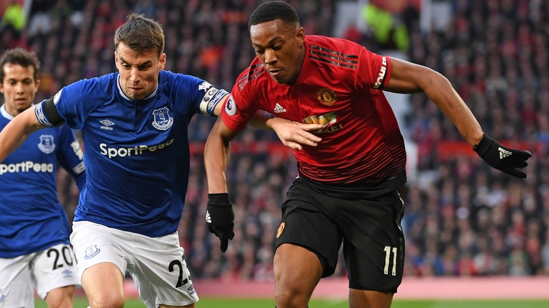 Seamus Coleman played the entire match at Old Trafford