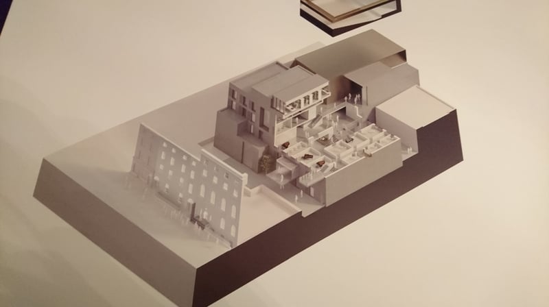 A model of the upgrade planned for the RIAM