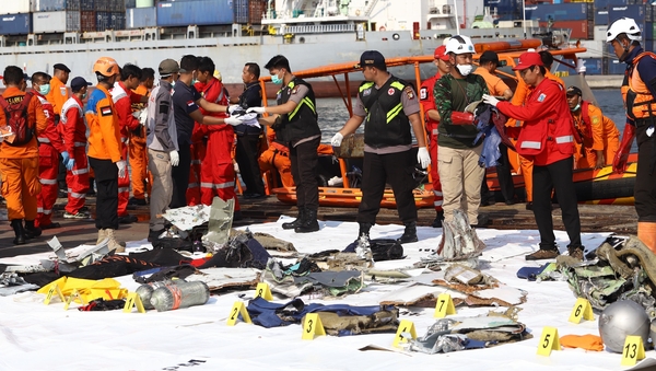 Divers have recovered one of the two black boxes