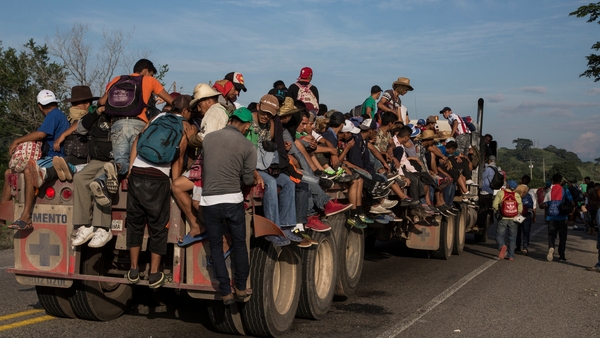 Donald Trump said fewer migrants would come to the US if they knew they would be detained in tents