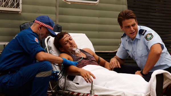 Dean is involved in an accident on Home and Away