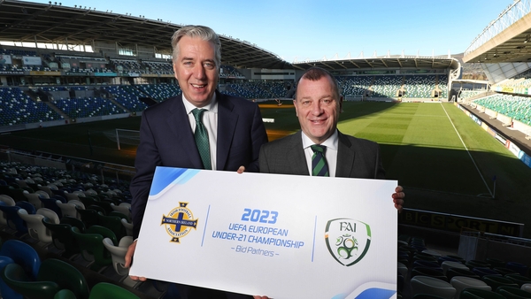 The FAI and the IFA have launched a joint bid to host the 2023 European Championships