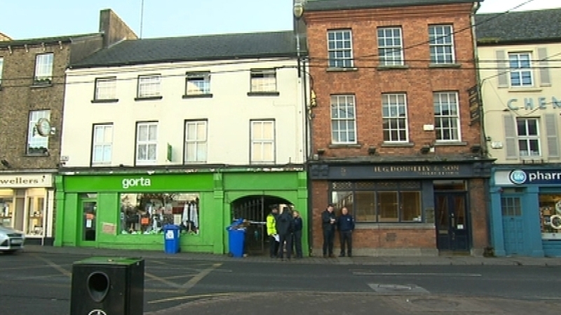 The incident happened at Duke Street in Athy in the early hours of Thursday morning