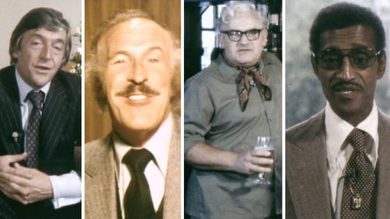 RTÉ 2 Launch: Michael Parkinson, Bruce Forsyth, Ronnie Barker, Sammie Davis Junior, 2 November 1978