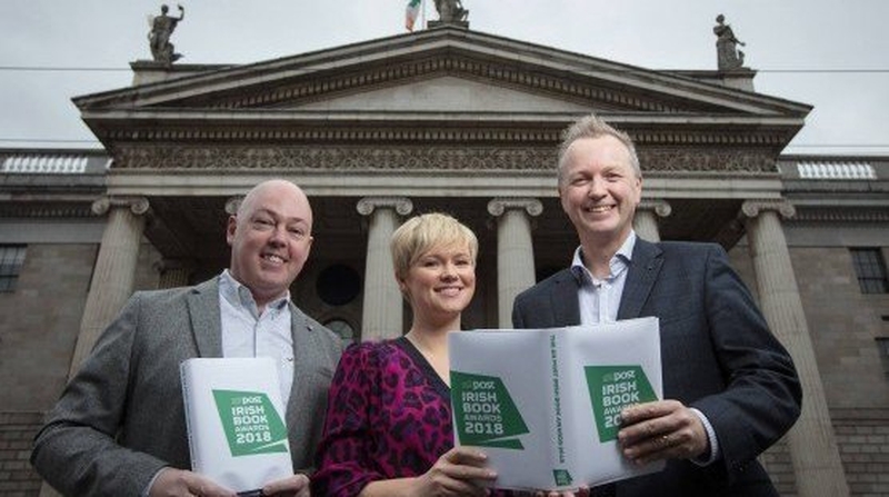 Shortlisted authors John Boyne, Cecelia Ahern and Matt Cooper