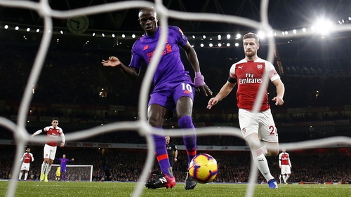 Mane's goal was disallowed