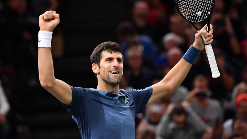 Djokovic is seeking a record-extending fifth Paris Masters title