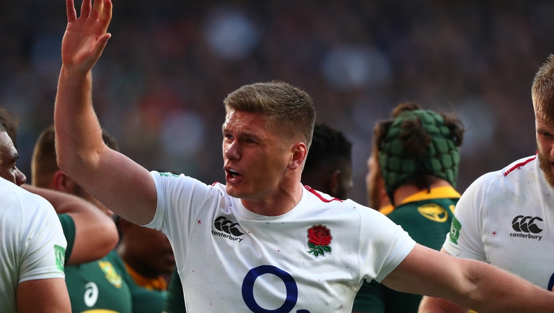 Owen Farrell was withdrawn from Saracens' home European Champions Cup match against Glasgow on Saturday to have a minor procedure on his thumb