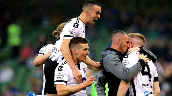 Patrick McEleney headed Dundalk back into the lead