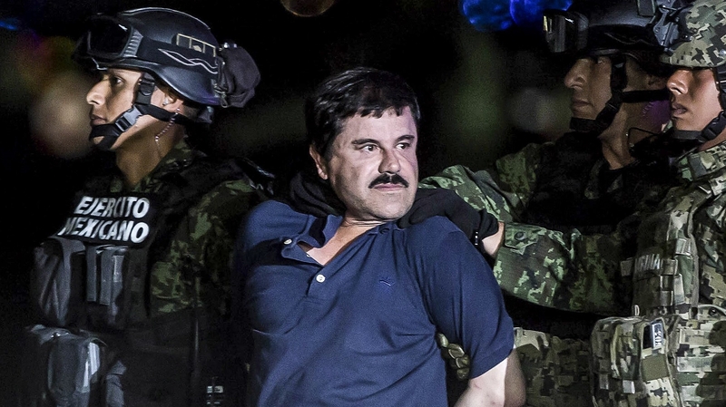 Joaquin Guzman also known as 'El Chapo' seen here in 2016 was considered Mexico's most-wanted drug lord