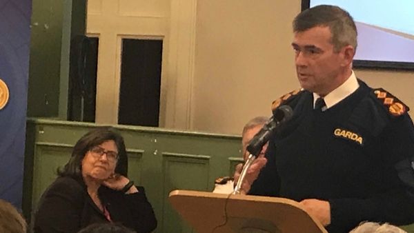 Drew Harris attended the Co Longford Joint Policing Committee at Ballymahon