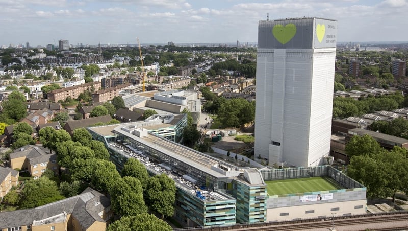 The building materials company has long said that its 
insulation product made up only 5% of the insulation in the tower block, and was used without its recommendation
