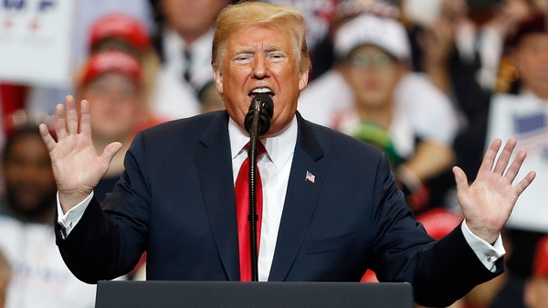 Donald Trump said the ads were 'based on the numbers we're seeing'