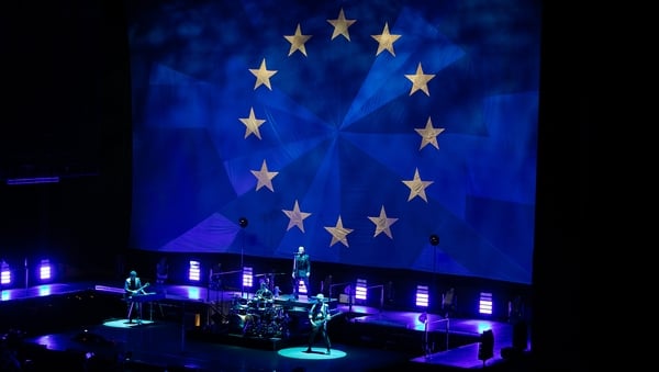 U2 rocked out at Dublin's 3Arena on Monday