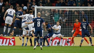 Luuk De Jong opened the scoring at Wembley with less than two minutes on the clock but Spurs hit two second half goals to win the game