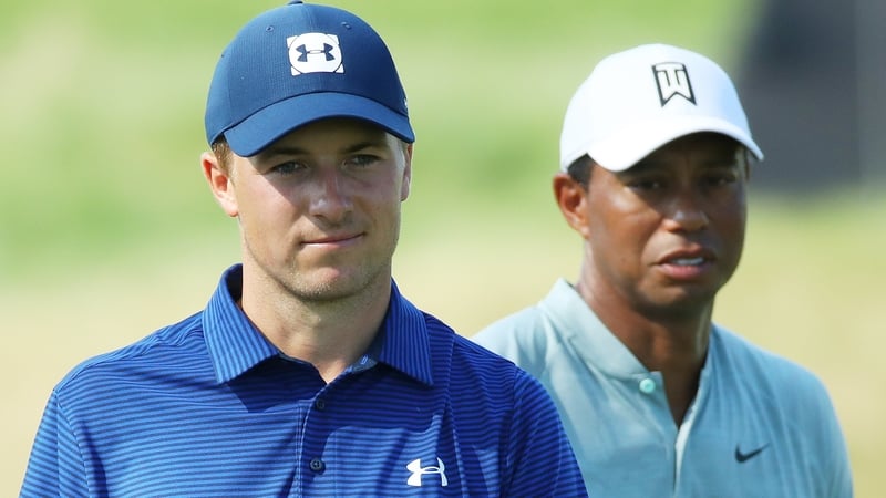 Tiger Woods is ranked 13th in the world and one place ahead of Jordan Spieth