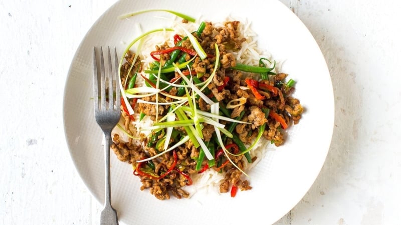 Donal's Sizzling Pork & Sugar Snap Peas