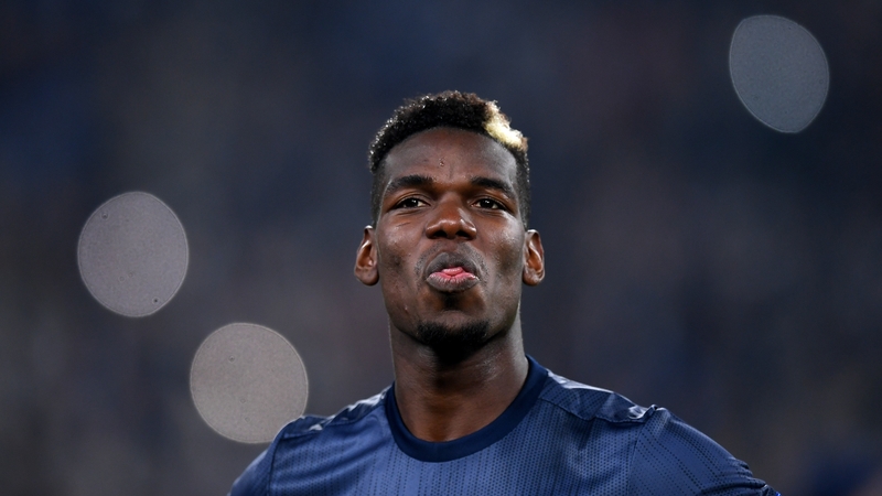 Paul Pogba was conspicuous by his absence from United's training session