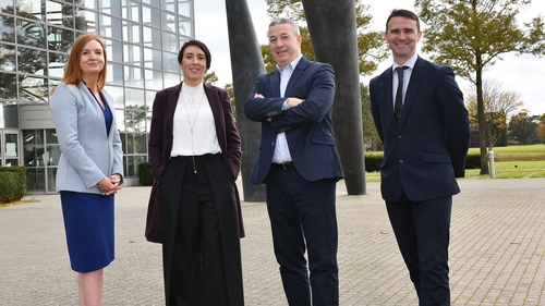 Jayne Brady from Kernel Capital; Anita Finnegan, CEO at Nova Leah; Niall McEvoy, from Enterprise Ireland and David McGeough, Head of Business Banking Louth, Bank of Ireland