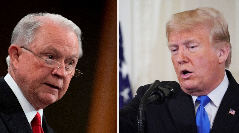 Jeff Sessions sent a letter of resignation to Donald Trump