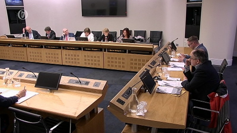 The committee is hearing from members of the Homelessness Inter-Agency Group, officials from the Department of Housing and the DRHE