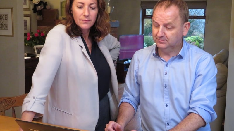 Katie Hannon with Maurice McCabe