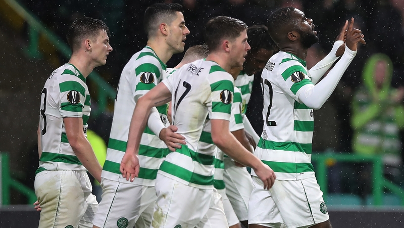 Odsonne Edouard celebrates Celtic's winner