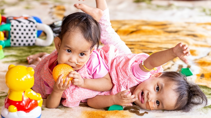 Nima and Dawa, who arrived in Australia a month ago, shared a liver