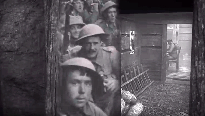 A screenshot from the video for One More Yard