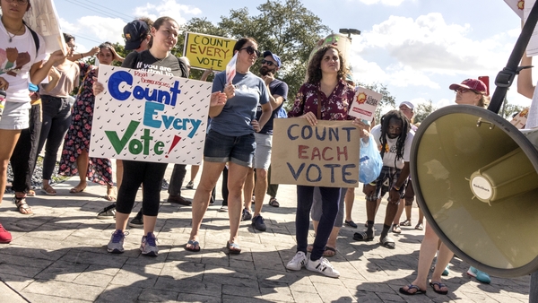 The results of the recount are expected on Thursday