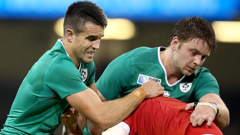 Conor Murray (L) with Iain Henderson