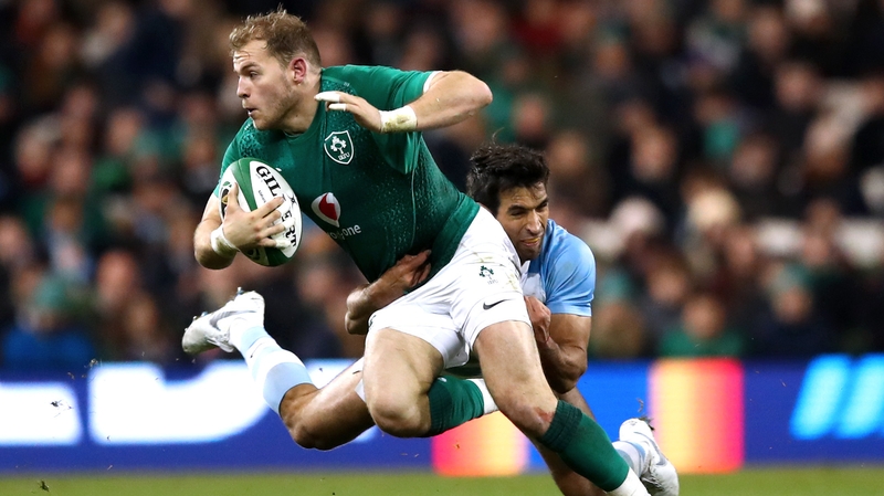 Ulster centre Will Addison made his first start for Ireland in yesterday's win over Argentina