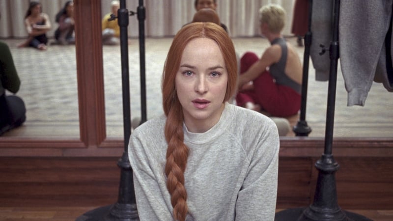 Fame-meets-Phantasm for Dakota Johnson in Suspiria