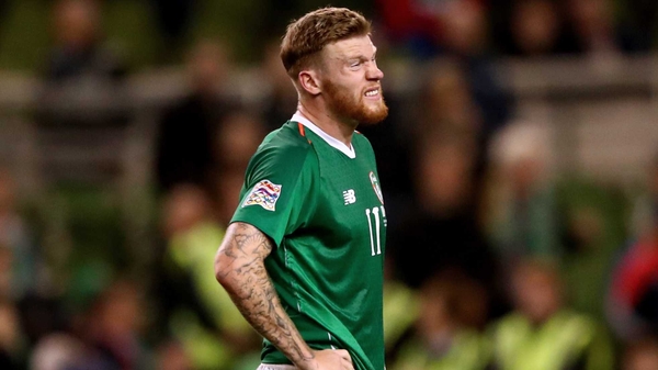James McClean is suspended for the Denmark game