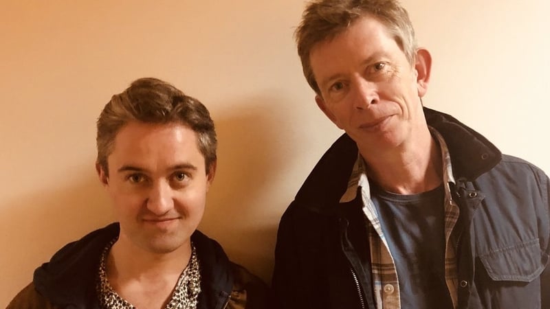 Villagers' Conor O'Brien, with Mystery Train host John Kelly