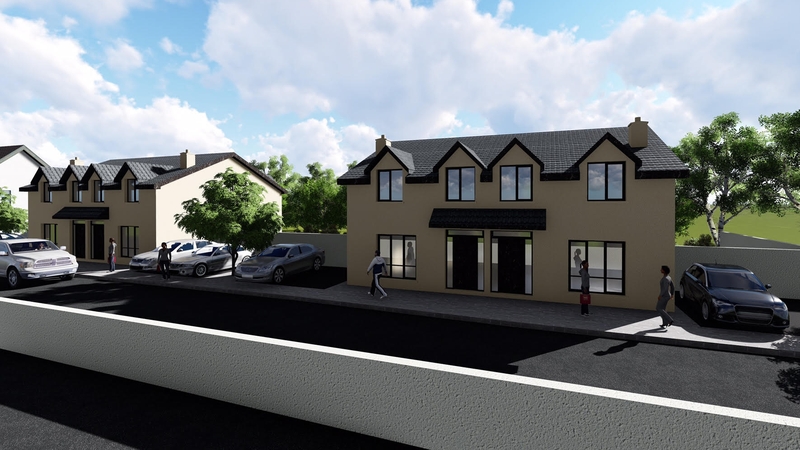 An artist's impression of the development in Mooncoin, Co Kilkenny