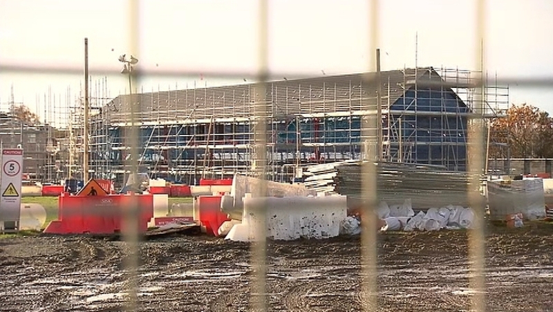 Over 60 homes are under construction at the site