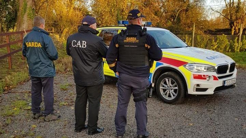More than 80 gardaí were involved in the operation during which one man was arrested