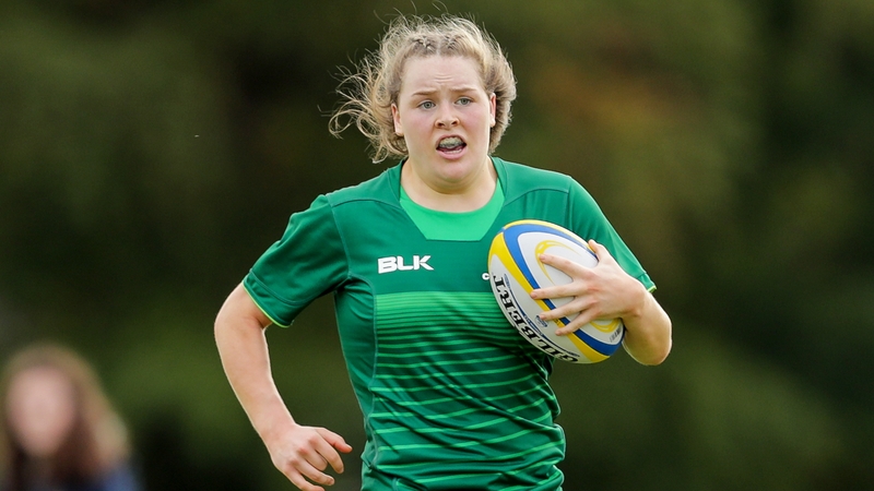 Beibhinn Parsons playing in an Under-18 match