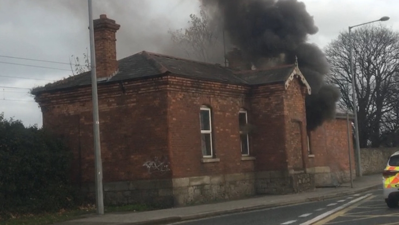 Dublin Fire Brigade was called to the scene of the blaze this afternoon