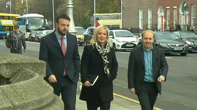 The leaders of the pro-remain parties in NI were in Dublin today