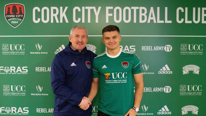 Dáire O'Connor pictured with John Caulfield