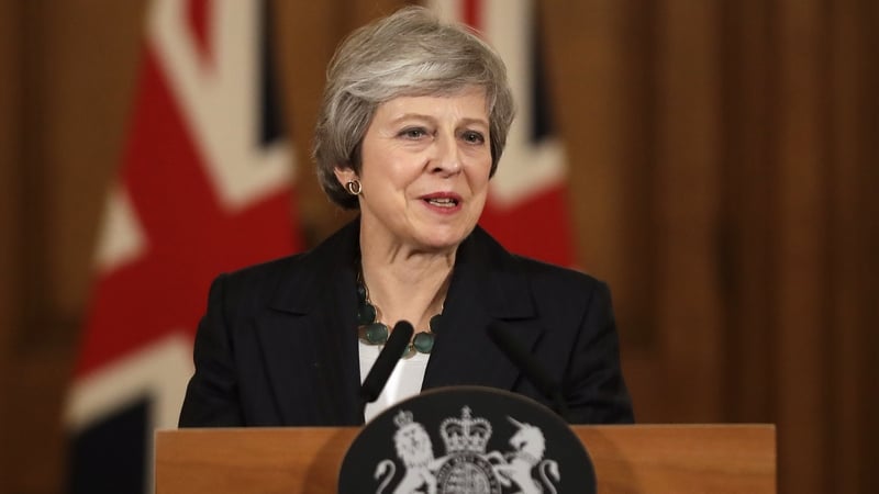 Theresa May says she is going to 'see this through'