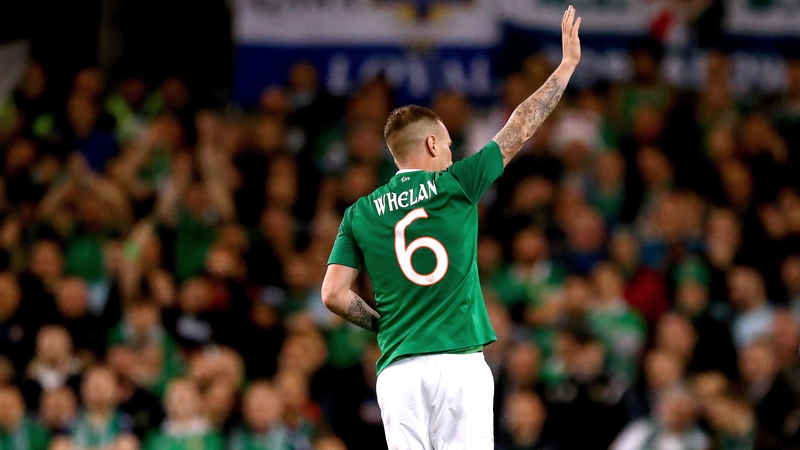 Glenn Whelan signed off early in the first half