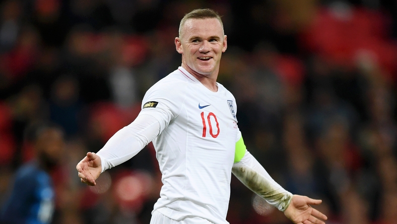 The game had been billed as a tribute match to Rooney